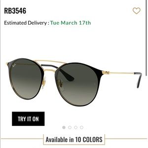 Ray Ban Highstreet Sunglasses RB3546